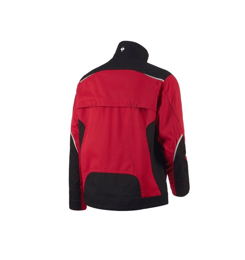 Werkjassen: Werkjack e.s.motion + rood/zwart 3