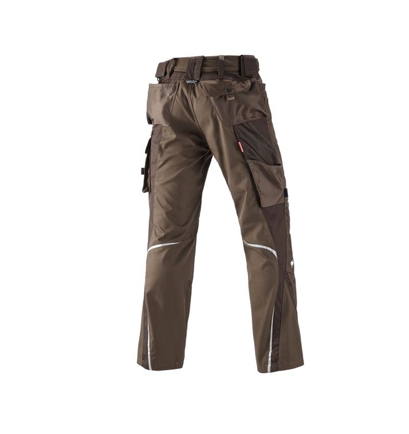 Werkbroeken: Winterwerkbroek e.s.motion + hazelnoot/kastanje 3