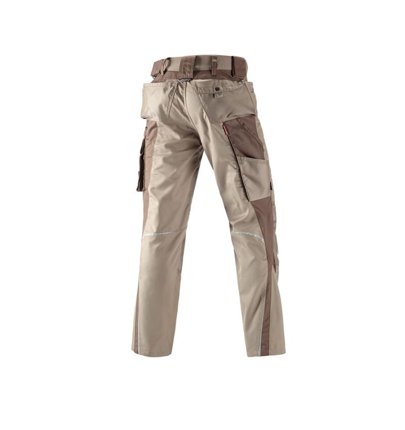 Werkbroeken: Winterwerkbroek e.s.motion + leem/turf 3