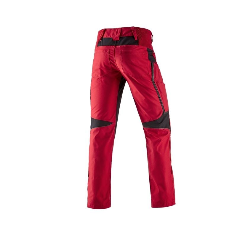 Werkbroeken: Werkbroek e.s.vision, heren + rood/zwart 3
