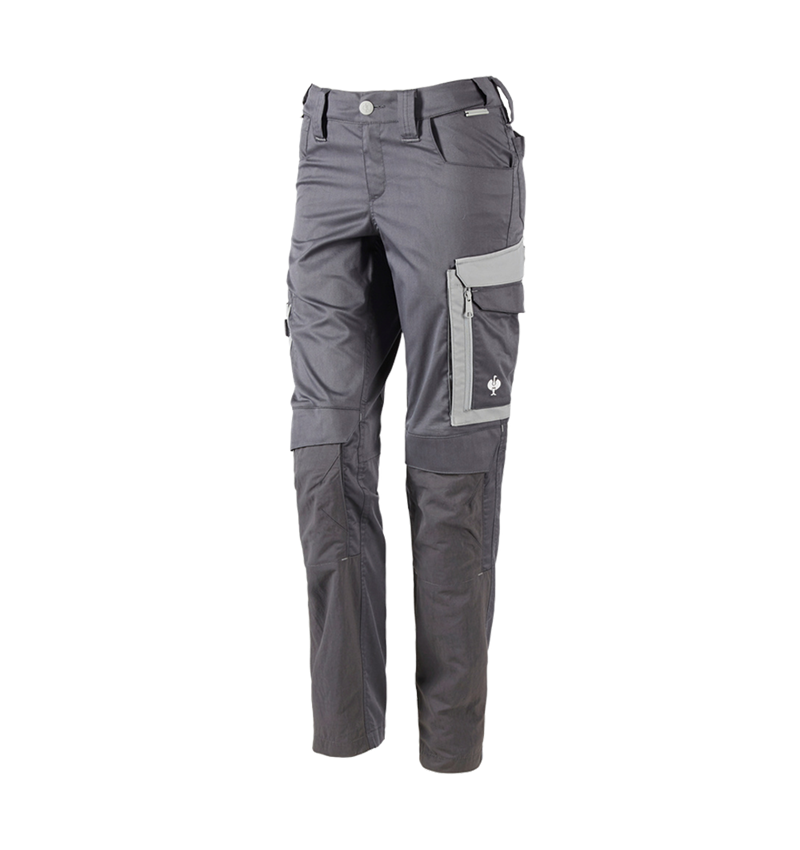 Werkbroeken: Werkbroek e.s.concrete light, dames + antraciet/parelgrijs 2