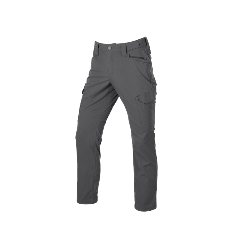Werkbroeken: Werkbroek e.s.t:aktik light ripstop + carbongrijs 4