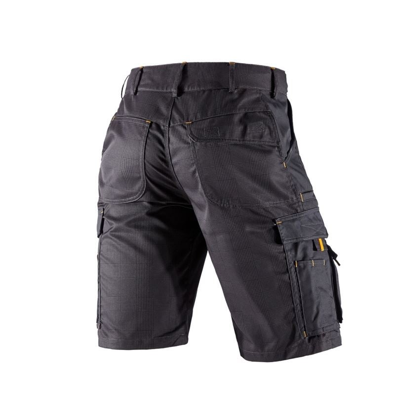 Werkbroeken: Short e.s. carat + antraciet/geel 3