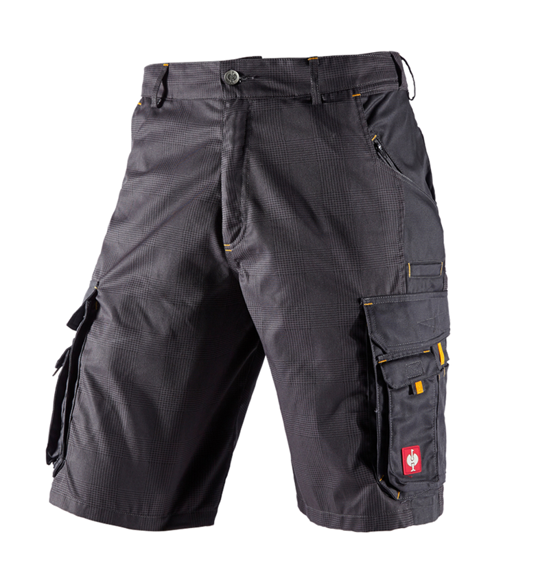 Werkbroeken: Short e.s. carat + antraciet/geel 2