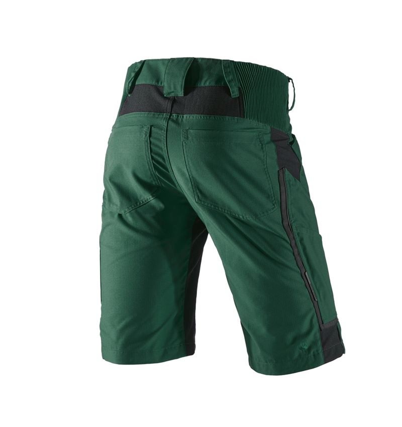 Werkbroeken: Short e.s.vision, heren + groen/zwart 3