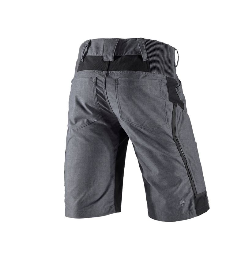 Werkbroeken: Short e.s.vision, heren + cement melange/zwart 3