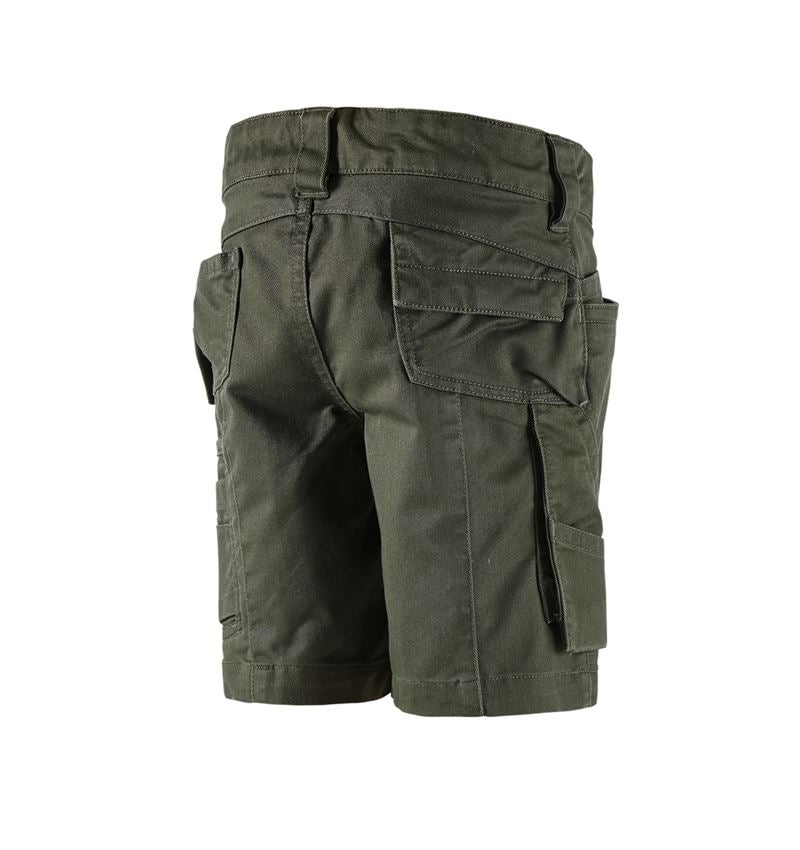 Shorts: Short e.s.motion ten, kinderen + camouflagegroen 3