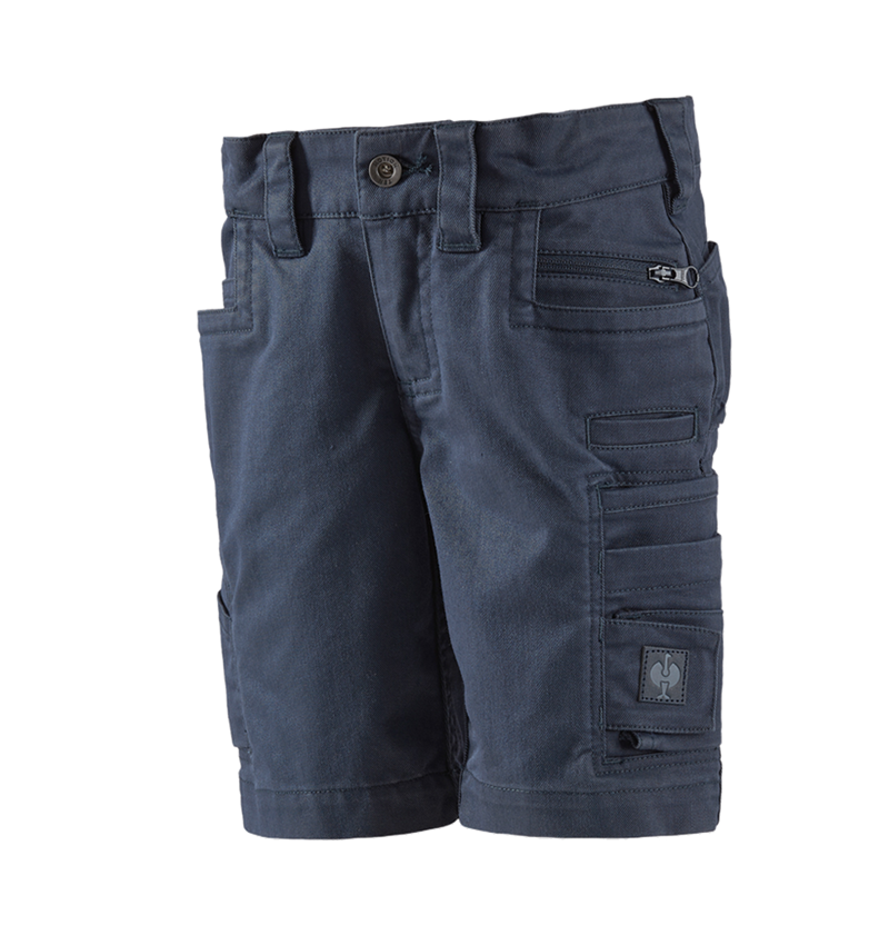Shorts: Short e.s.motion ten, kinderen + leisteenblauw 2