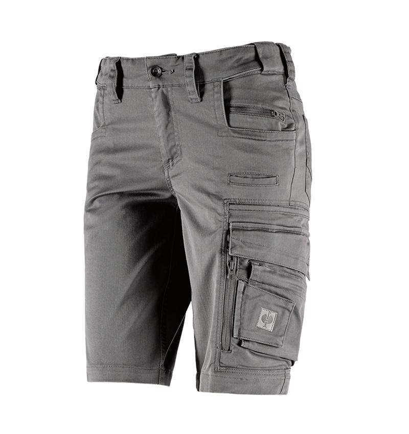 Werkbroeken: Short e.s.motion ten, dames + graniet 2