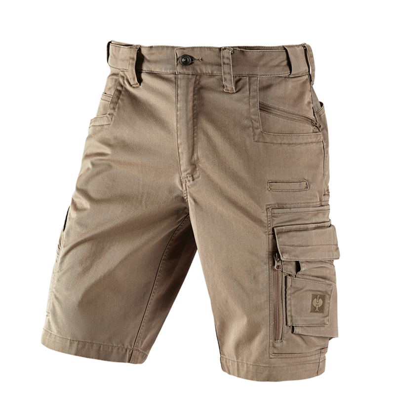 Werkbroeken: Short e.s.motion ten + asbruin 2