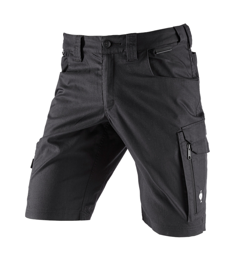 Werkbroeken: Short e.s.concrete light + zwart 3