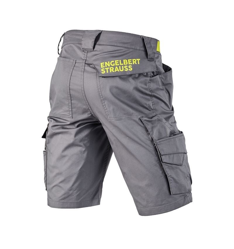 Werkbroeken: Short e.s.trail + bazaltgrijs/zuurgeel 3