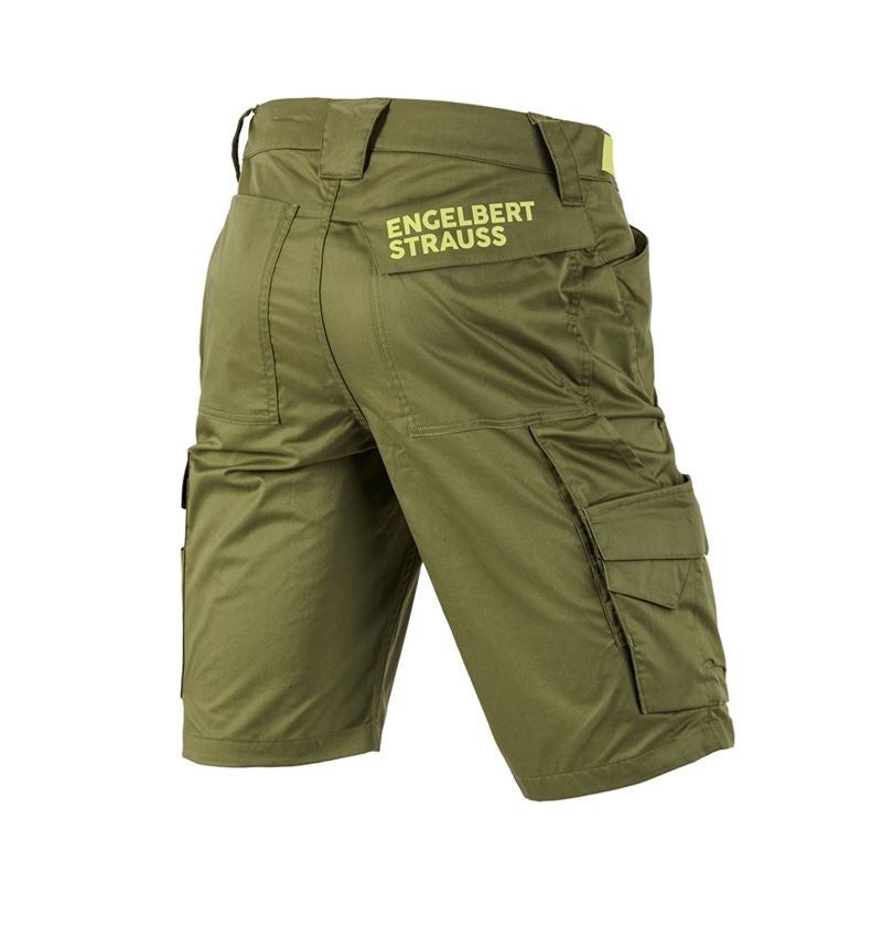 Werkbroeken: Short e.s.trail + jeneverbesgroen/limegroen 3
