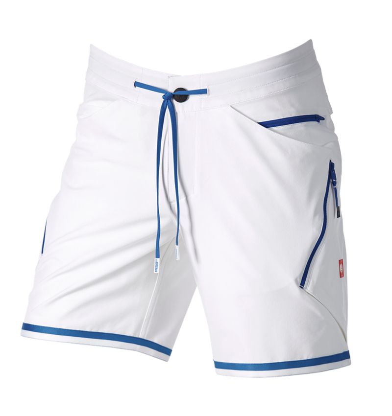 Werkbroeken: Short e.s.ambition + wit/gentiaanblauw 8