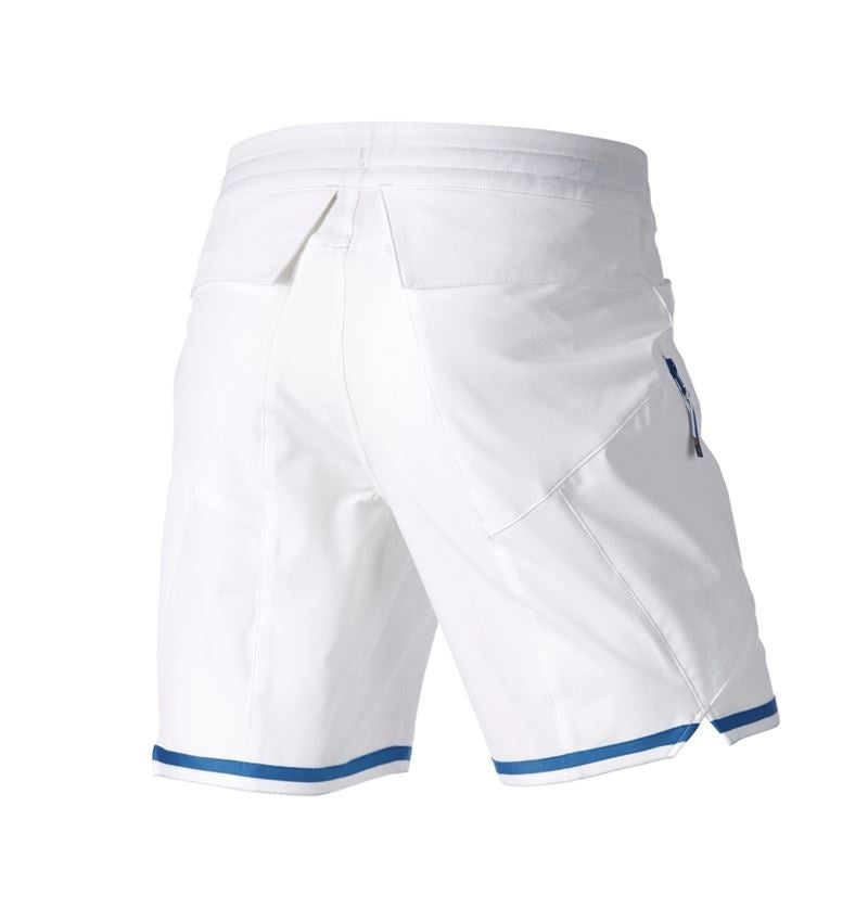 Werkbroeken: Short e.s.ambition + wit/gentiaanblauw 9