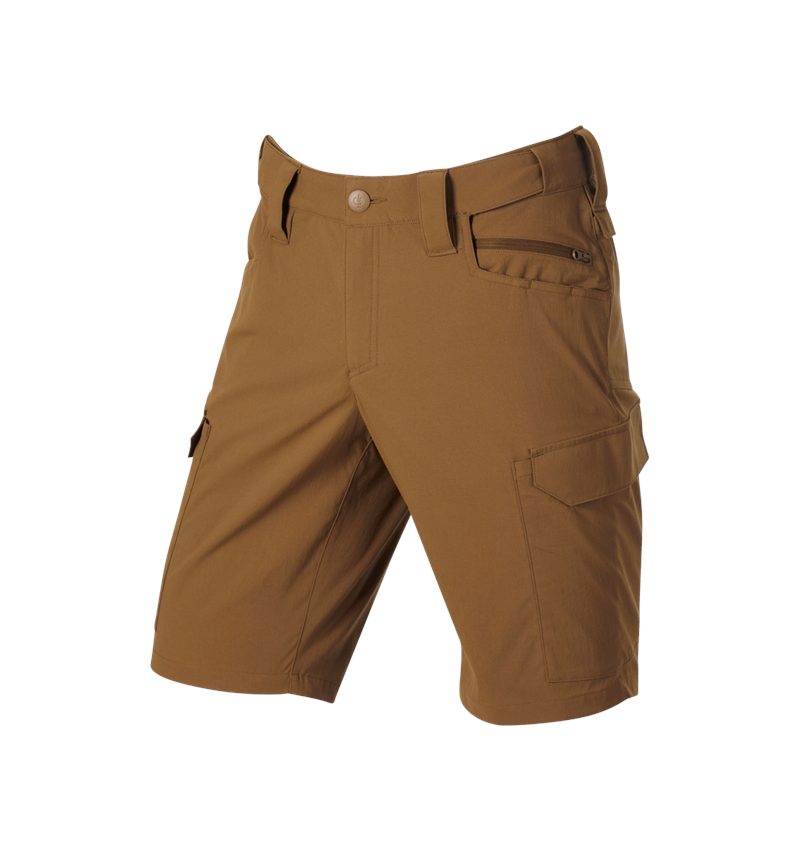 Werkbroeken: Short e.s.t:aktik light ripstop + woestijnbruin 3