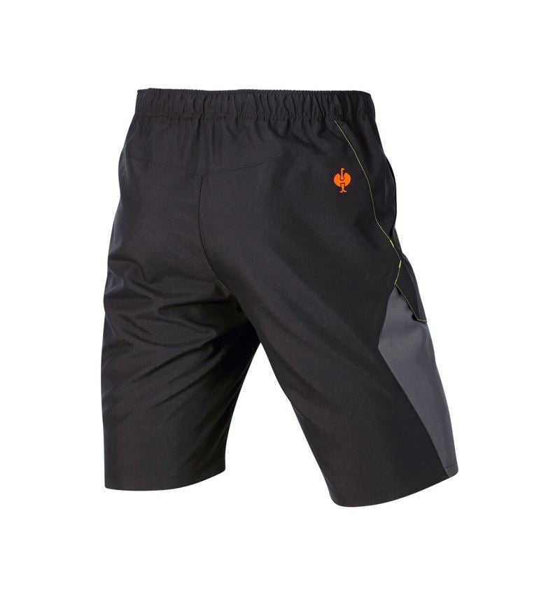 Werkbroeken: Trekking zwemshort e.s.trail + zwart/antraciet/signaaloranje/signaalgeel 4