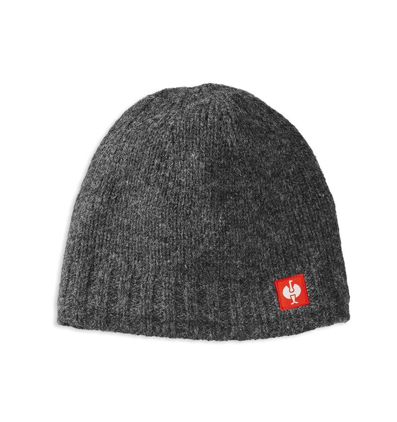 Accessoires: e.s. Grof gebreide muts + titaan