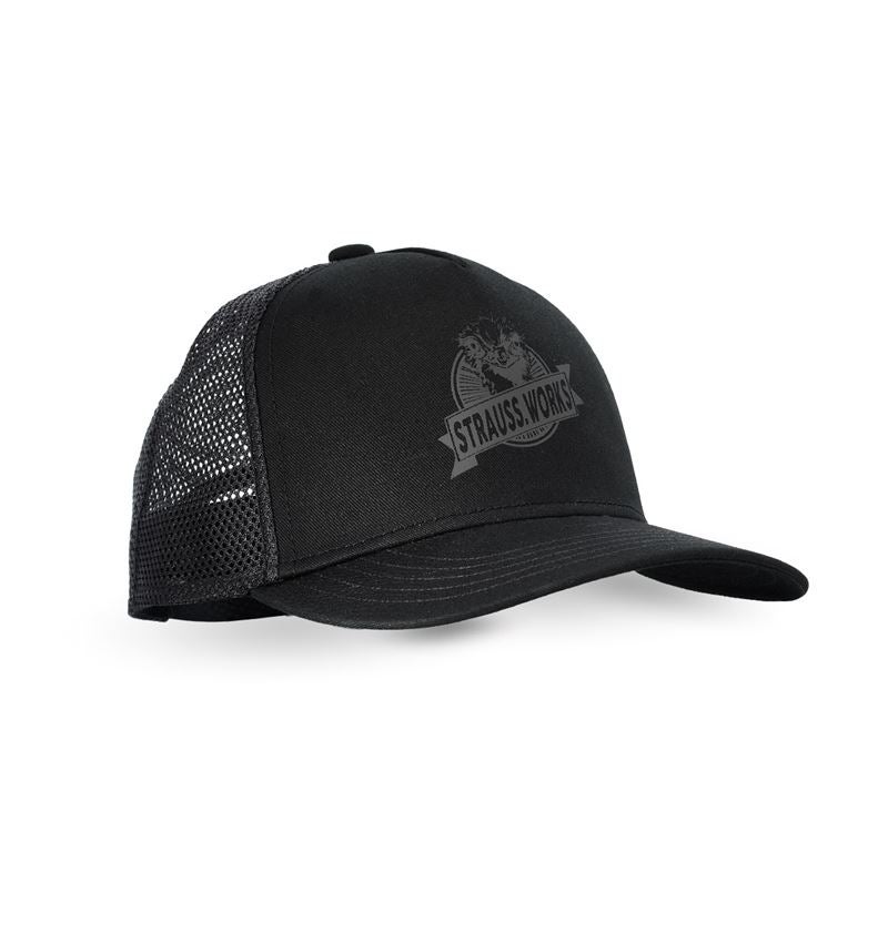 Accessoires: Cap e.s.iconic works + zwart