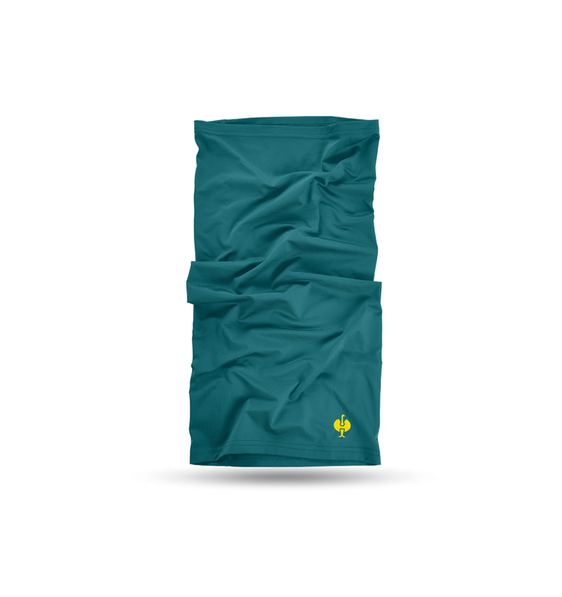Accessoires: Multifunctionele doek UV e.s.trail + smaragdgroen/chroomgeel