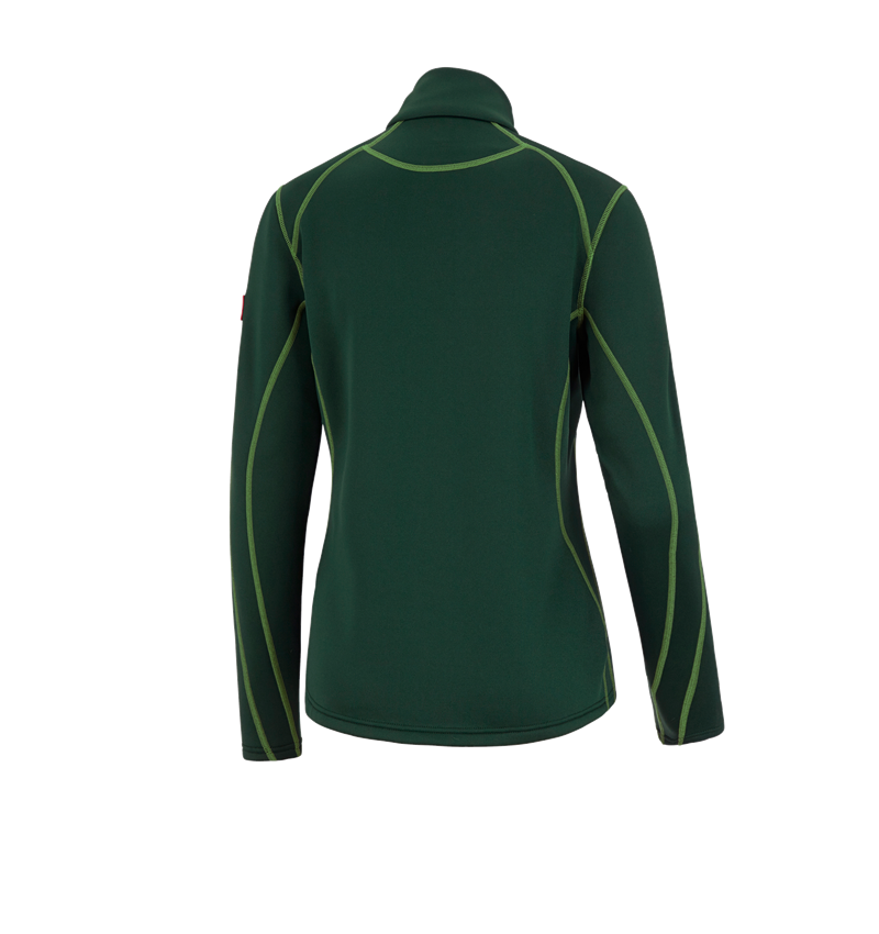Bovenkleding: Schipperstrui thermo stretch e.s.motion 2020, da. + groen/zeegroen 2