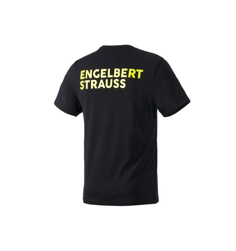 Bovenkleding: T-Shirt Merino e.s.trail + zwart/zuurgeel 3