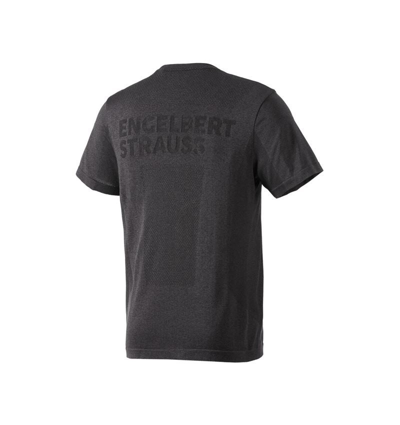 Bovenkleding: T-Shirt seamless  e.s.trail + zwart melange 4