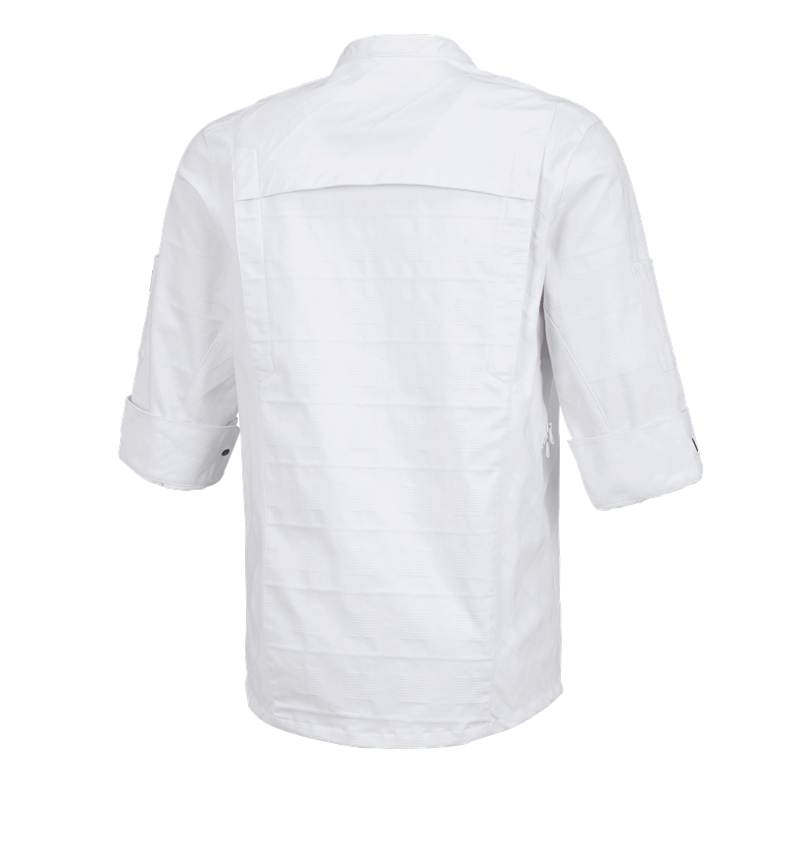 Bovenkleding: Werkjack korte mouw e.s.fusion, heren + wit 4