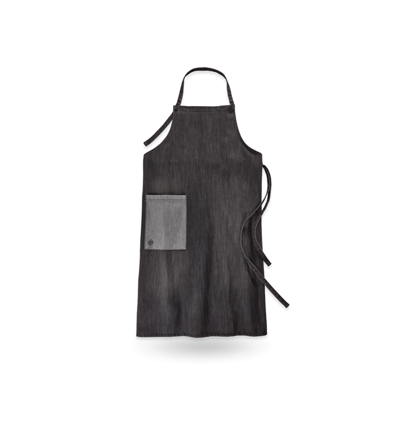 Onderwerpen: e.s. Halterschort denim, lang + graphitewashed