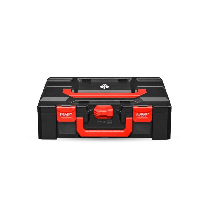 STRAUSSbox Systeem: STRAUSSbox 145 large + zwart/rood