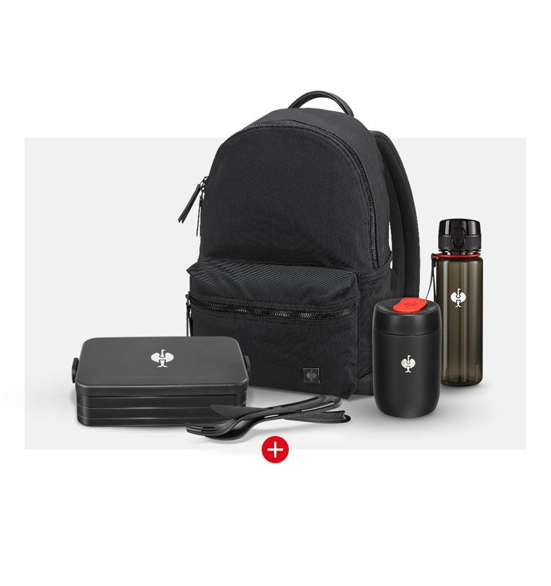 Kleding: Backpack e.s.motion ten geschenkset + oxidezwart