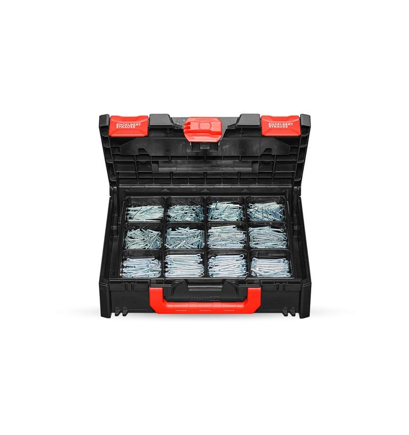 Assortiment kleine onderdelen: Assortiment splitpennen DIN 94 in STRAUSSbox