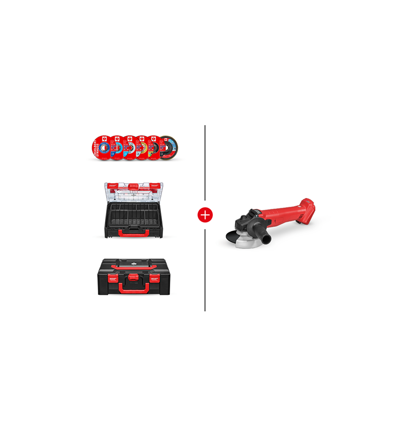 Elektrische gereedschappen: COMBI-SET 24 + 18,0 V accu-haakse slijper
