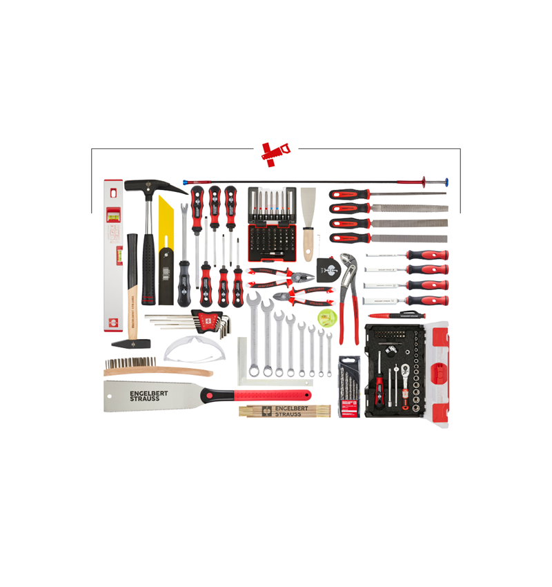 Gereedschapskoffers: Gereedschapsset hout