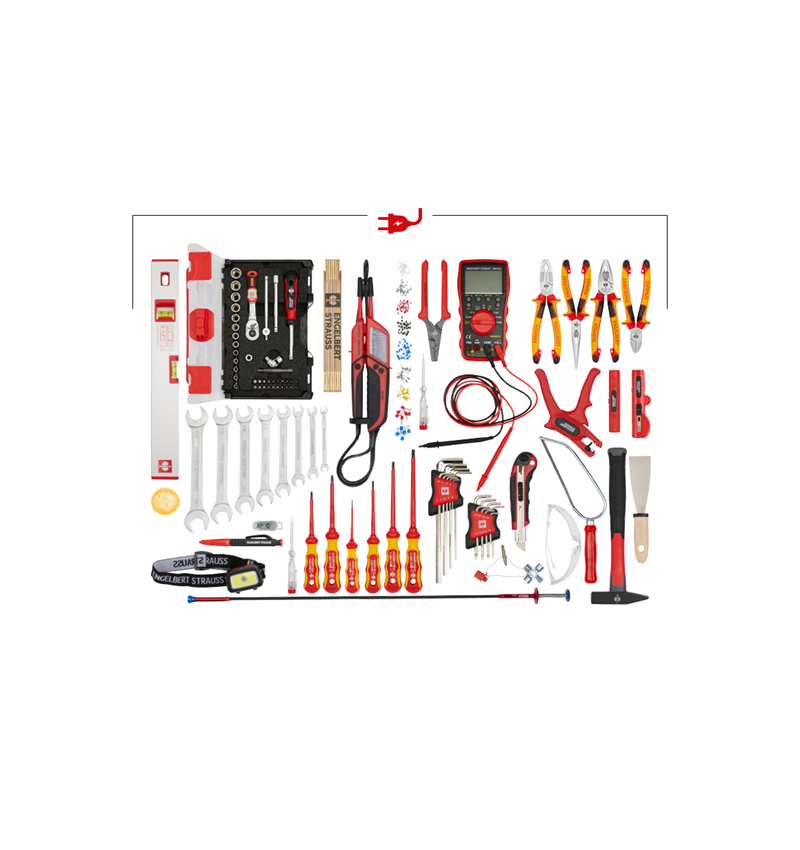 Gereedschapskoffers: Gereedschapsset Elektro professional
