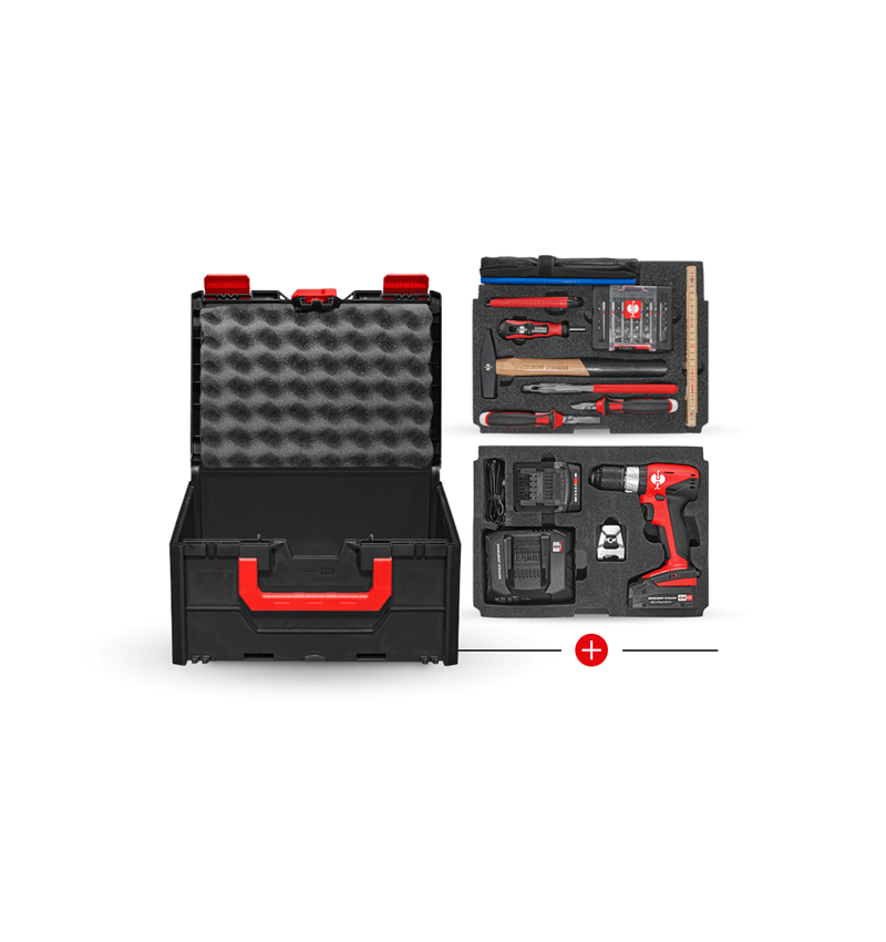 Elektrische gereedschappen: STRAUSSbox gereedschapsset 215 midi Allround Profi
