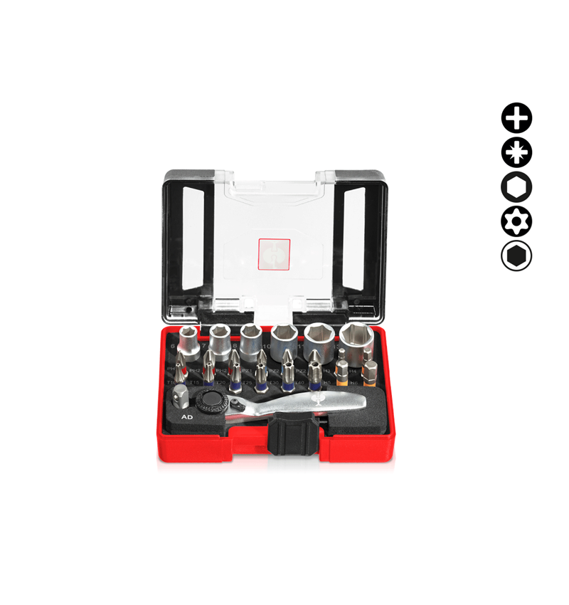 Bits: e.s. Bitbox Color met mini-ratel