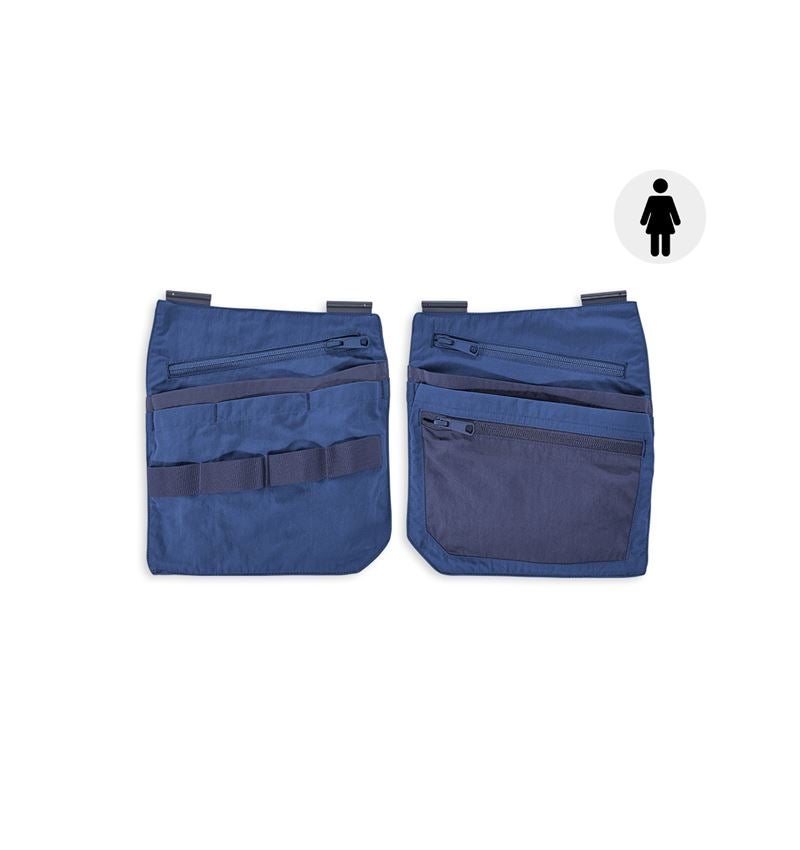 Accessoires: Gereedschapstassen e.s.concrete light, dames + alkalisch blauw/diepblauw