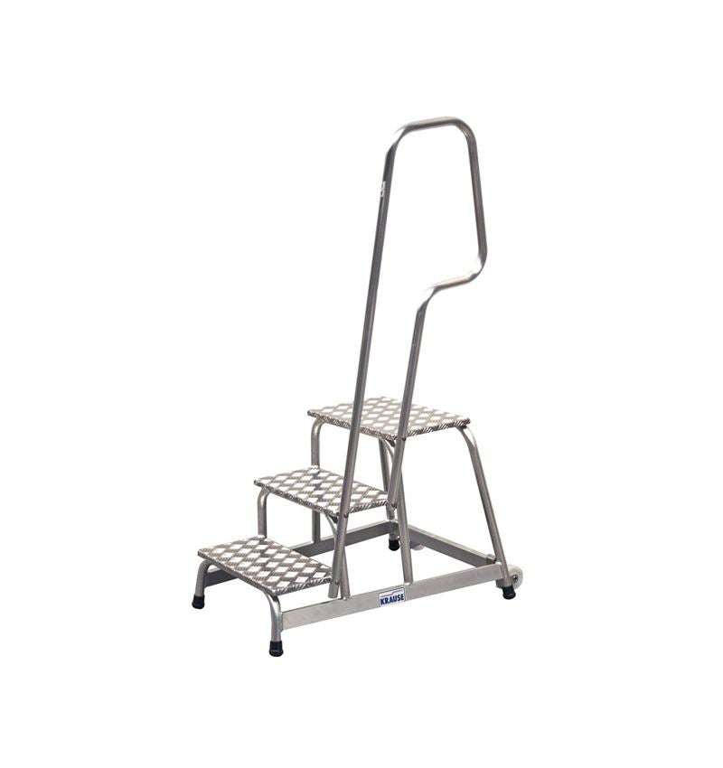 Ladders: KRAUSE mobiele montagetrap (alu)