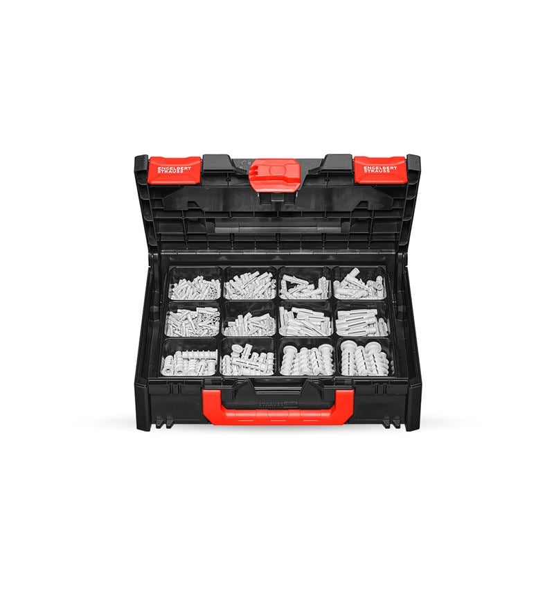 Pluggen: Assortiment montagepluggen in STRAUSSbox 118 midi