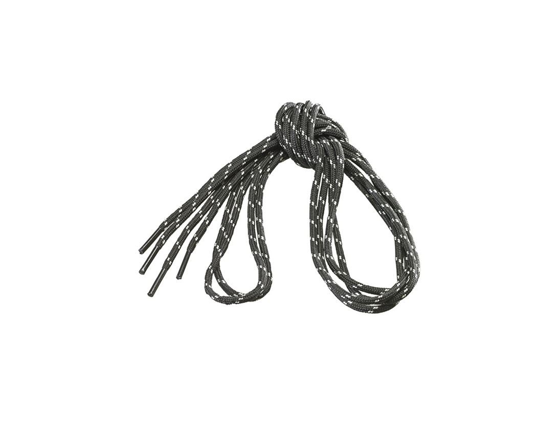 Accessoires: e.s. Veters 2-kleurig, per 2 + zwart/grijs