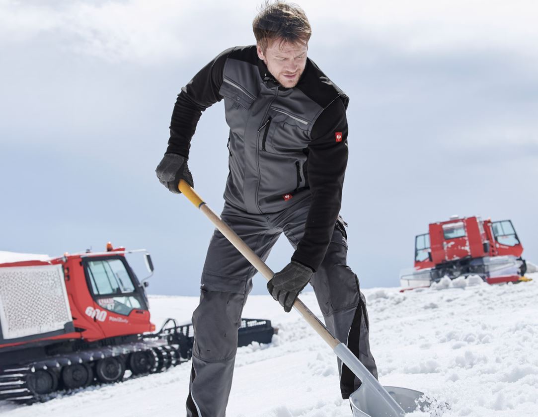 Hybride: e.s. Winterhandschoenen Hybrid Ice + grafiet melange 2