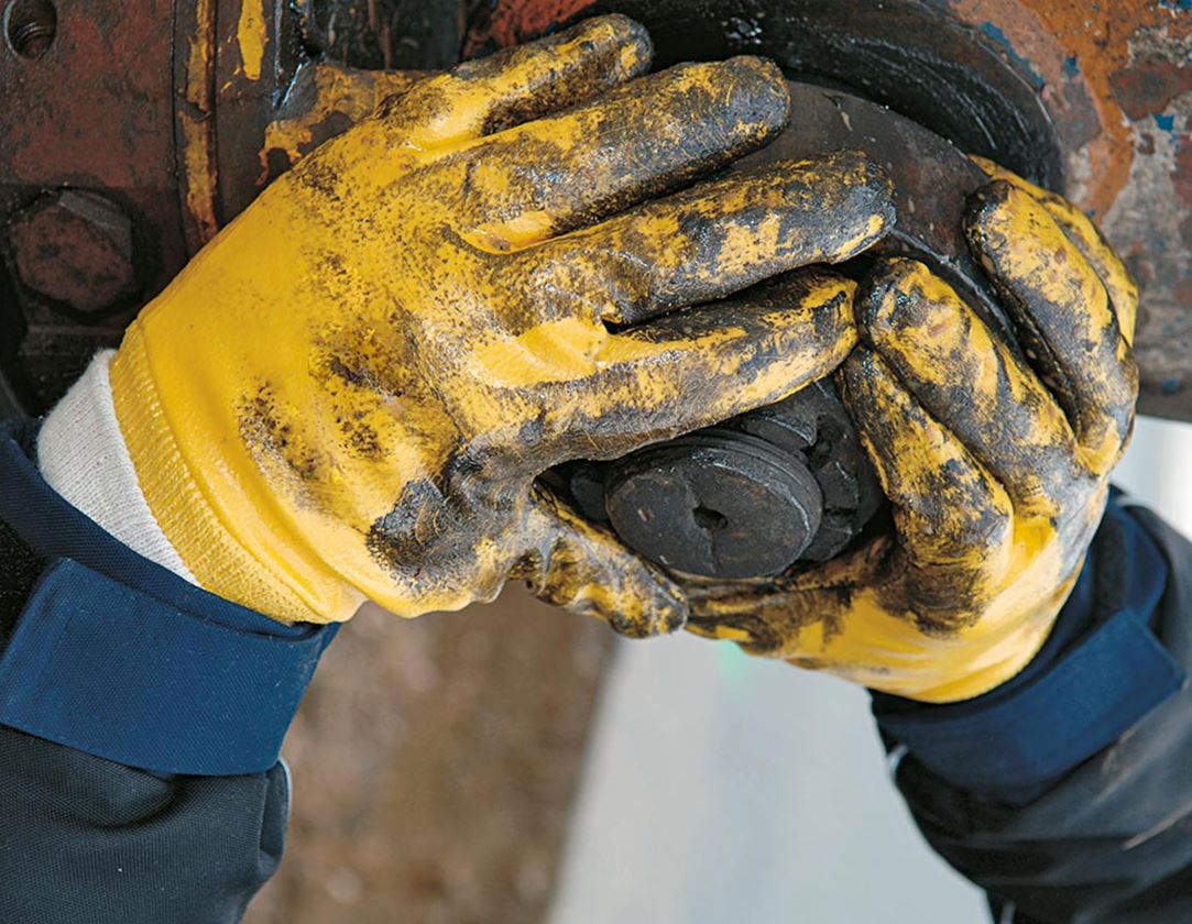 Gecoate: Nitril handschoenen Basic,volledig gecoat,per 12 1