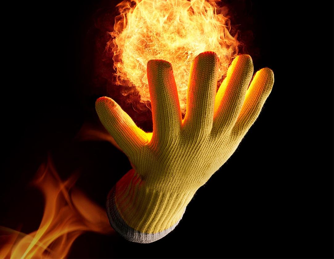 Textiel: Aramide-gebreide handschoenen Fireblade