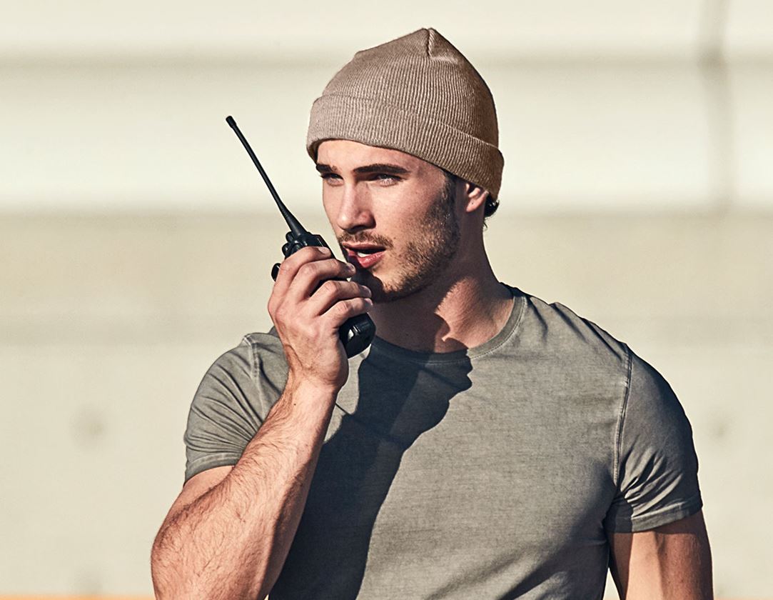 Accessoires: Gebreide muts e.s.motion ten + asbruin