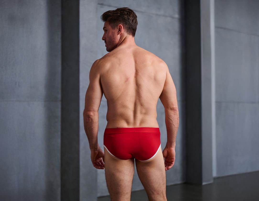 Ondergoed | Thermokleding: e.s. Cotton stretch slip Colour, per 2 verpakt + gentiaanblauw+vuurrood 1