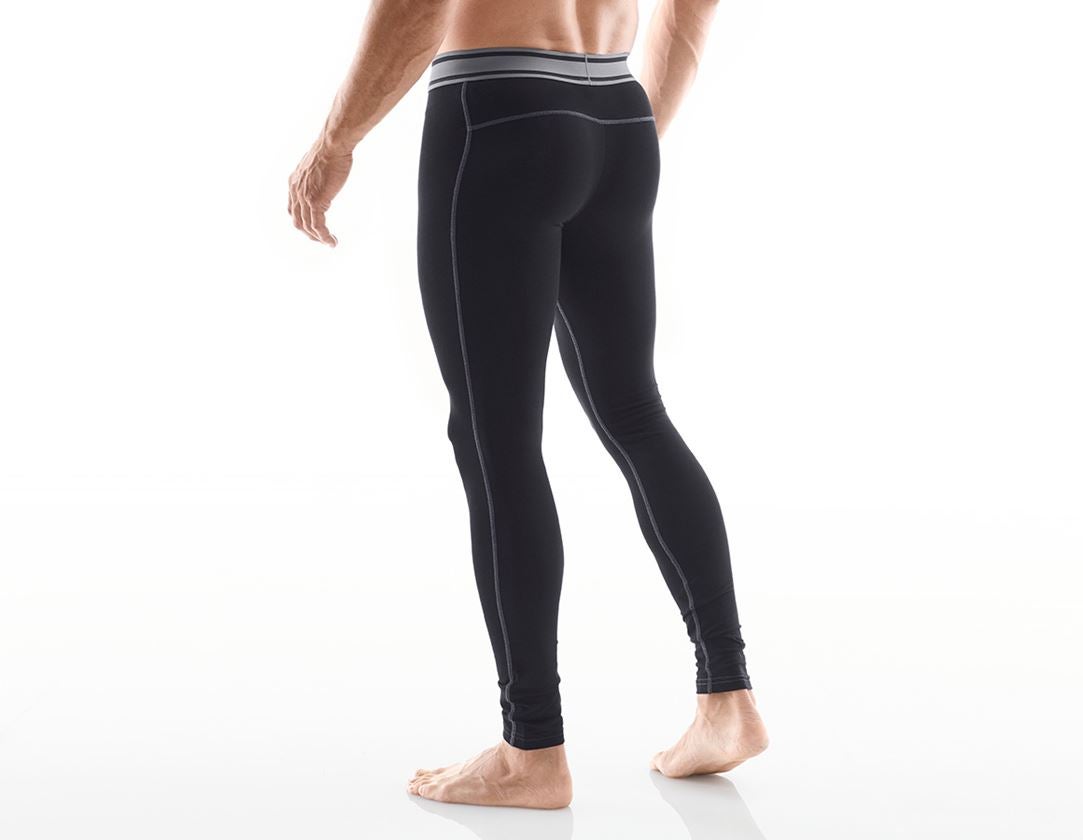 Kou: e.s. Cotton stretch long boxers + zwart 3