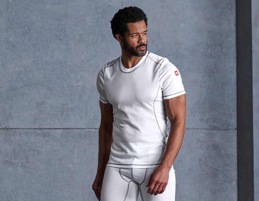 Ondergoed | Thermokleding: e.s. Functionele t-shirt basis-light + wit