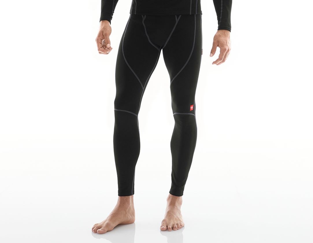 Ondergoed | Thermokleding: e.s. Long boxers clima-pro -warm, heren + zwart