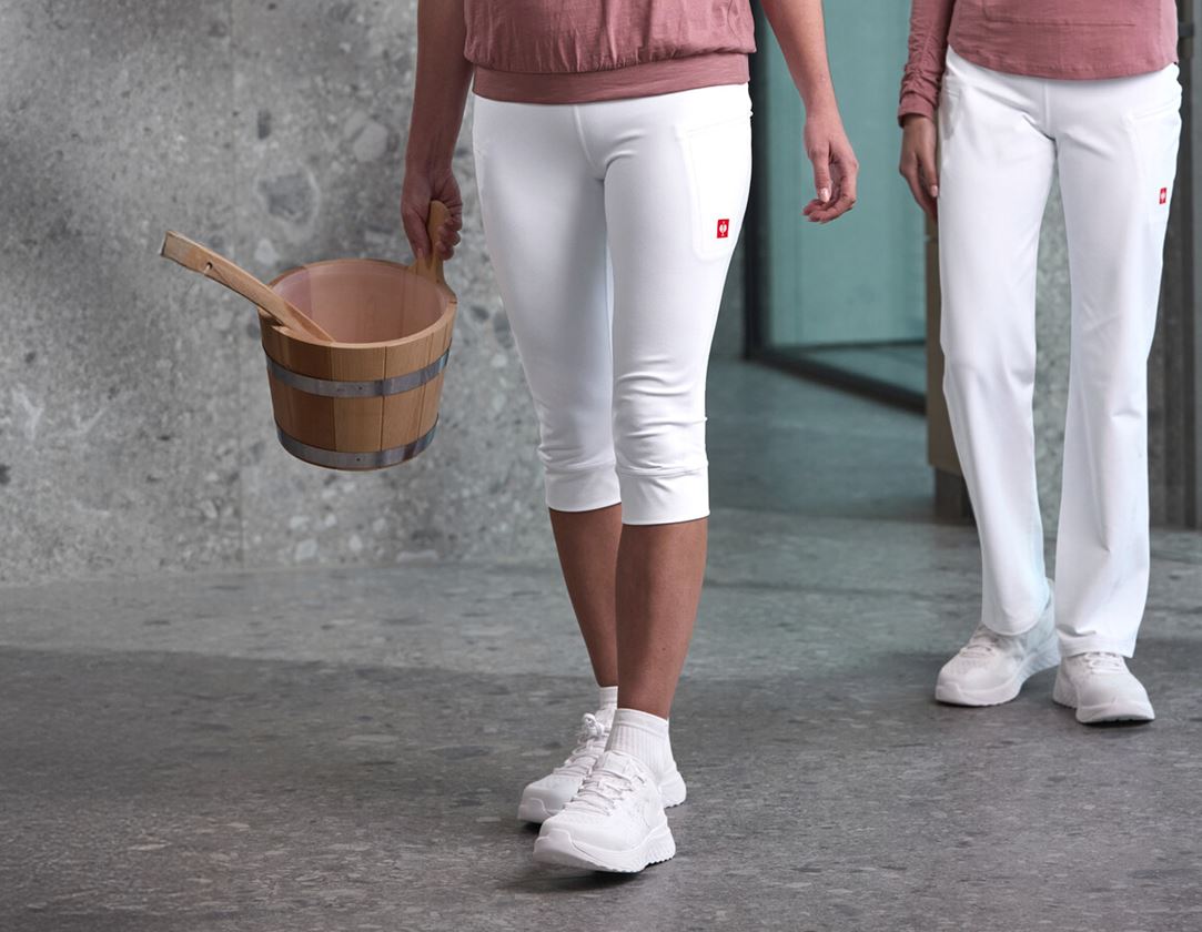 Werkbroeken: e.s. 3/4 Beroeps jazzpant + wit